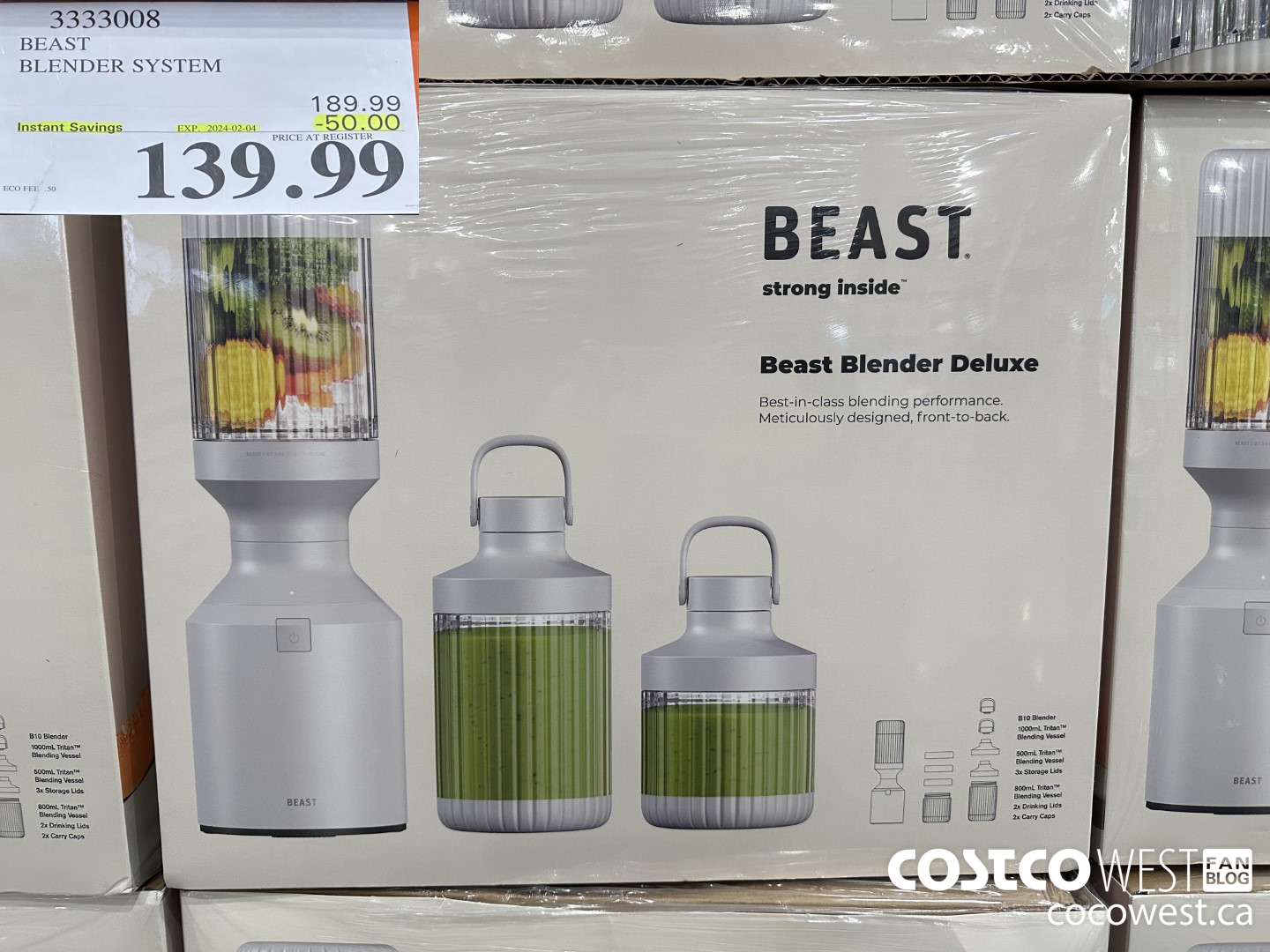 3333008 BEAST BLENDING SYSTEM ($50.00 INSTANT SAVINGS EXPIRES ON 2024-02-04) $139.99