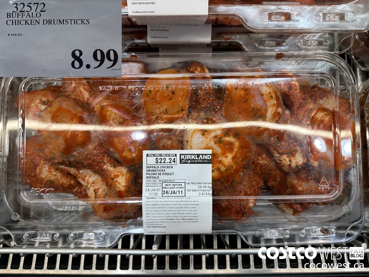 32572 BUFFALO CHICKEN DRUMSTICKS $8.99