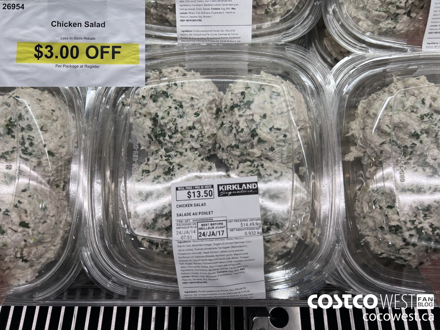 26954 CHICKEN SALAD ($3.00 INSTANT SAVINGS)