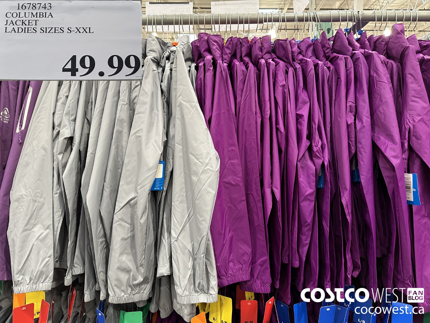 1678743 COLUMBIA JACKET LADIES SIZES S-XXL $49.99