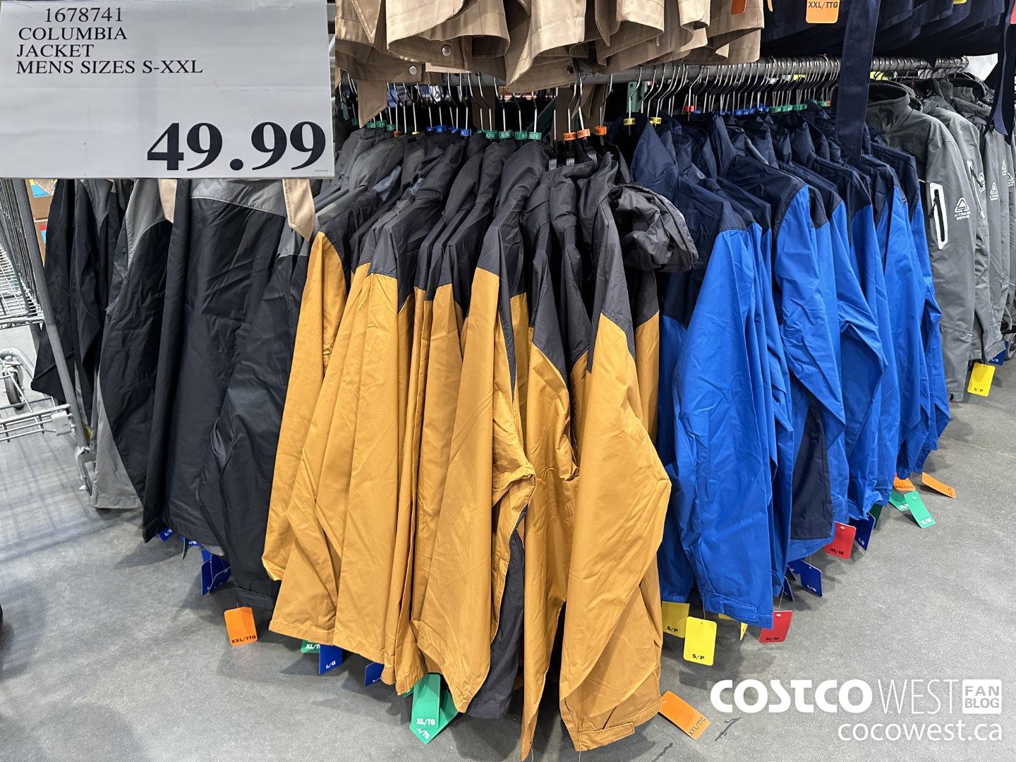 1678741 COLUMBIA JACKET MENS SIZES S-XXL $49.99