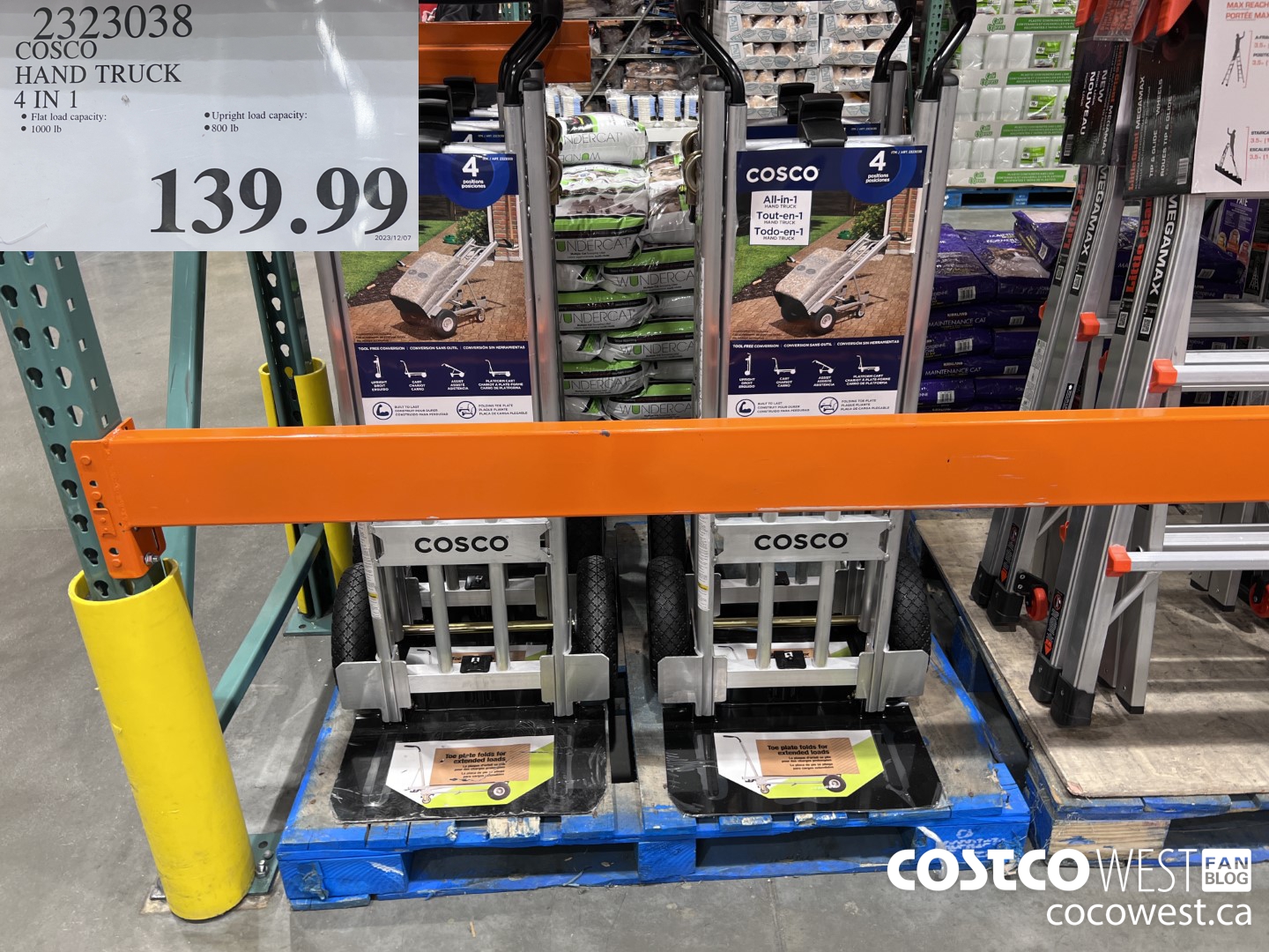 2323038 COSCO HAND TRUCK 4 IN 1 $139.99