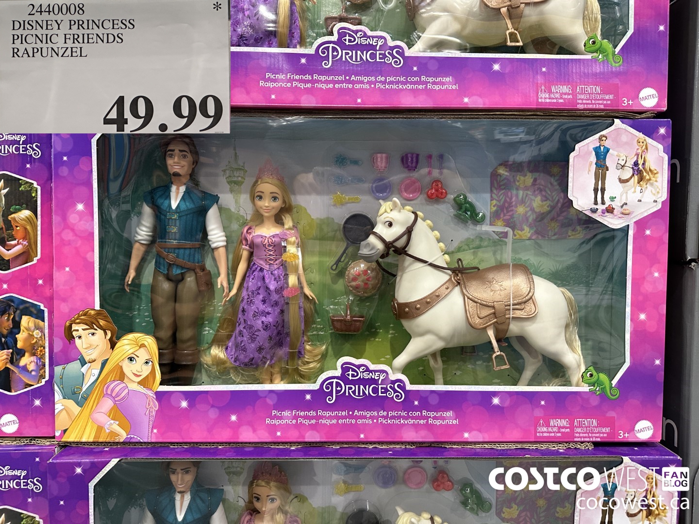 2440008 DISNEY PRINCESS PICNIC FRIENDS RAPUNZEL $49.99