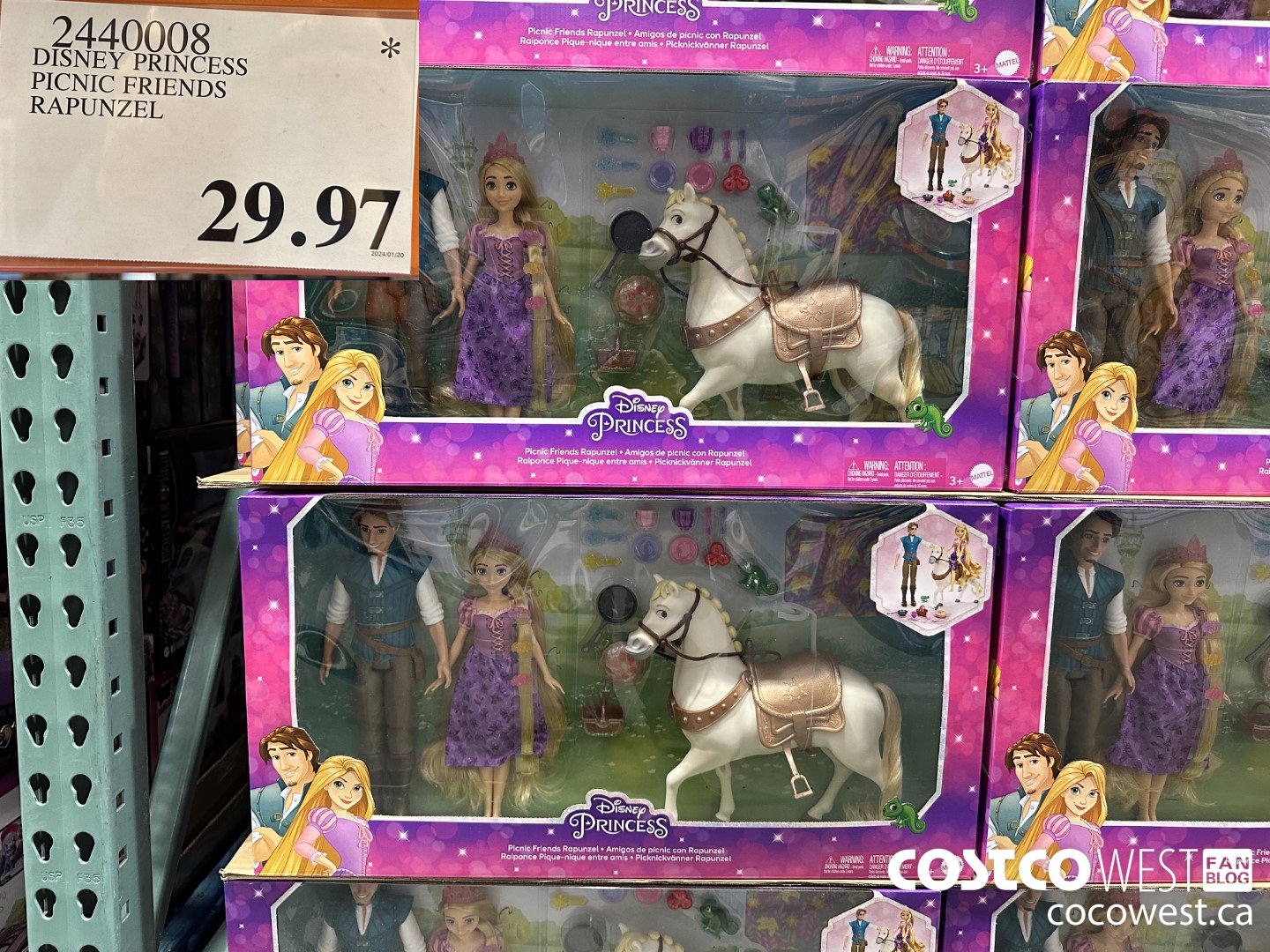 2440008 DISNEY PRINCESS PICNIC FRIENDS RAPUNZEL $29.97