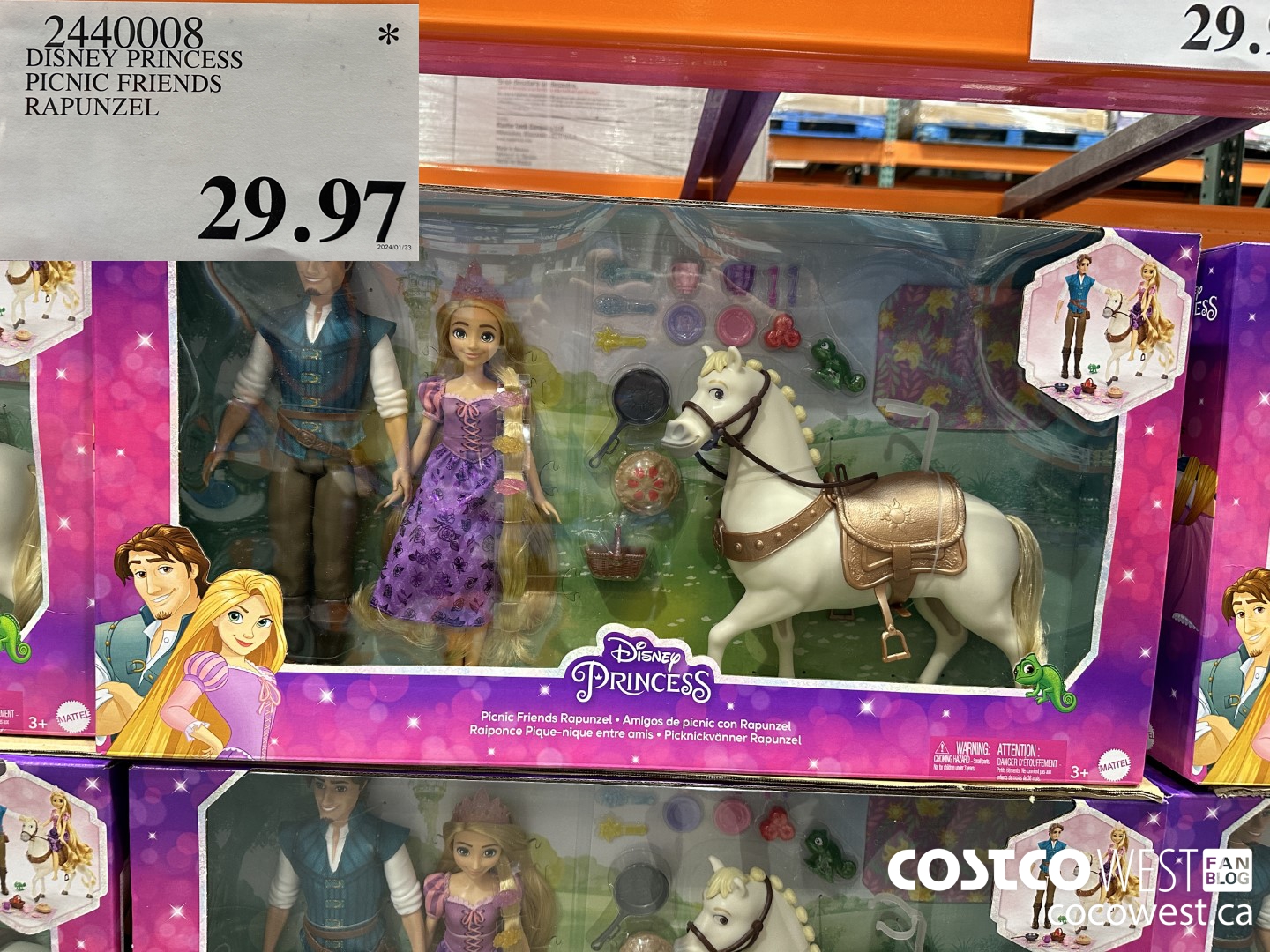 2440008 DISNEY PRINCESS PICNIC FRIENDS RAPUNZEL $29.97