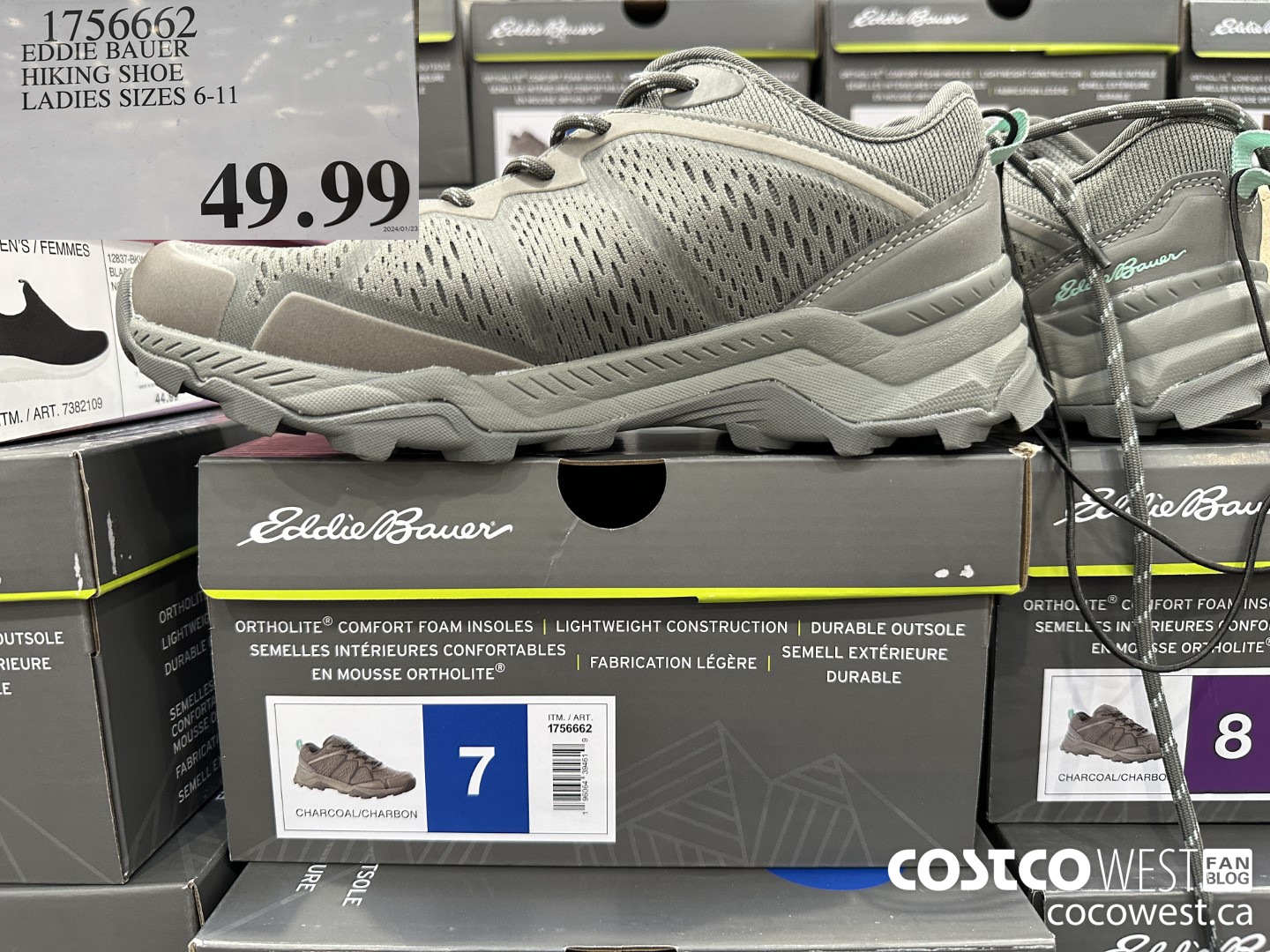 1756662 EDDIE BAUER HIKING SHOE LADIES SIZES 6-11 $49.99