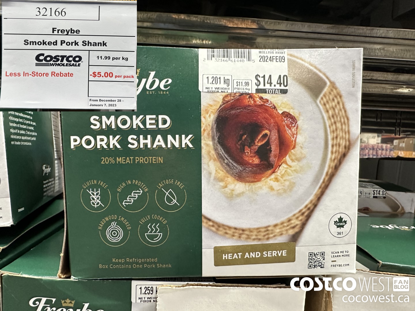 32166 Freybe Smoked Pork Shank ($5.00 INSTANT SAVINGS EXPIRES ON 2024-01-07)