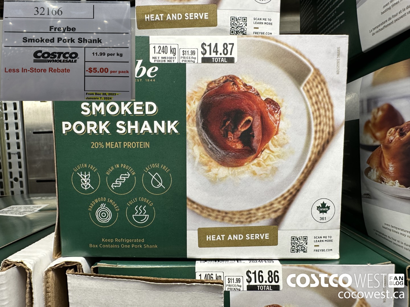 32166 Freybe Smoked Pork Shank ($5.00 INSTANT SAVINGS EXPIRES ON 2024-01-07)