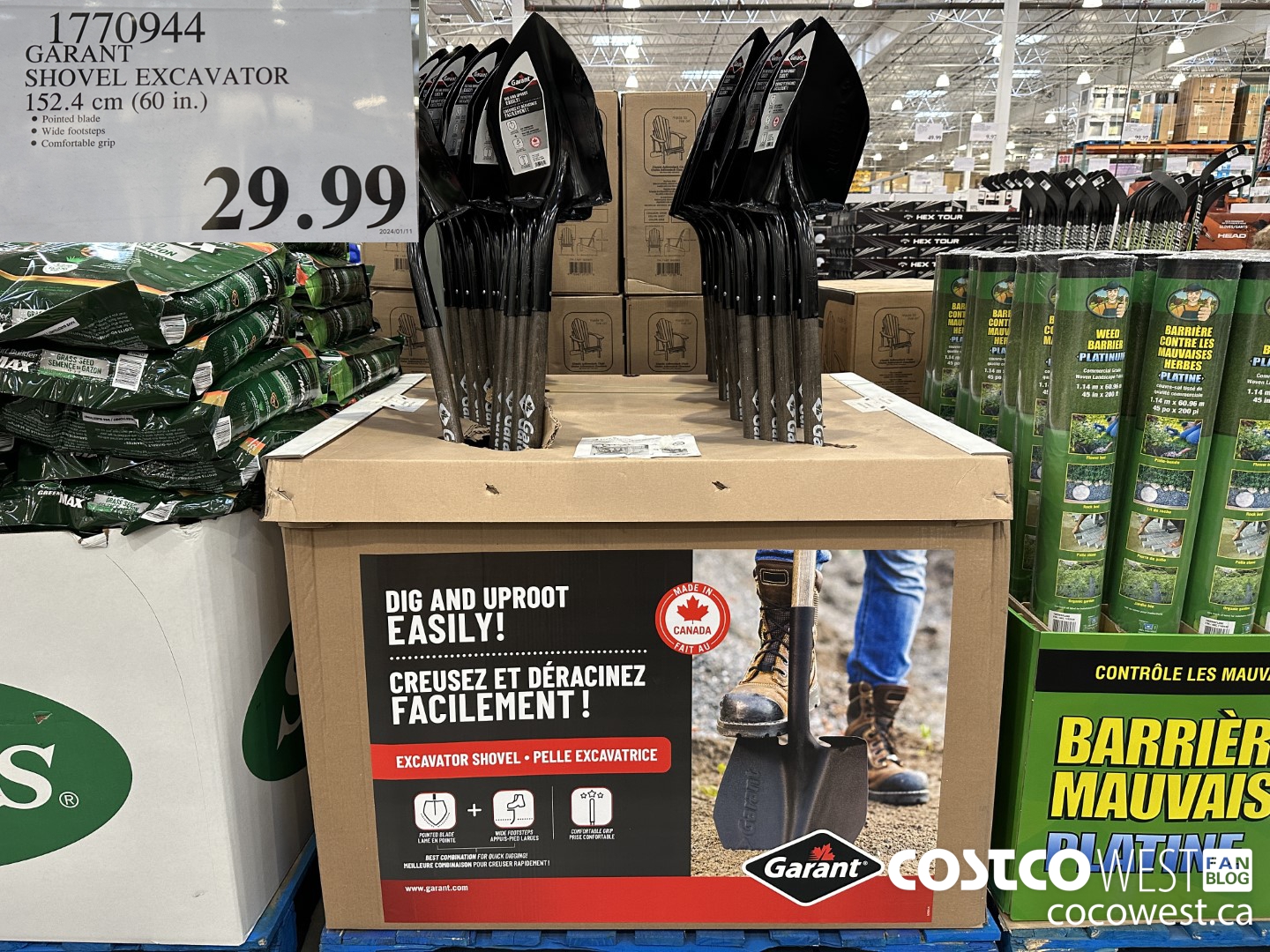 1770944 GARANT SHOVEL EXCAVATOR 152.4 CM (60 IN.) $29.99