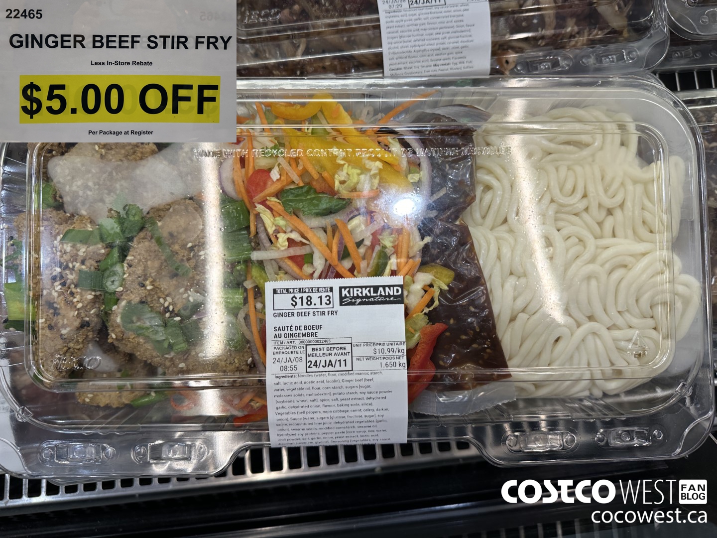 22465 GINGER BEEF STIR FRY ($5.00 INSTANT SAVINGS)
