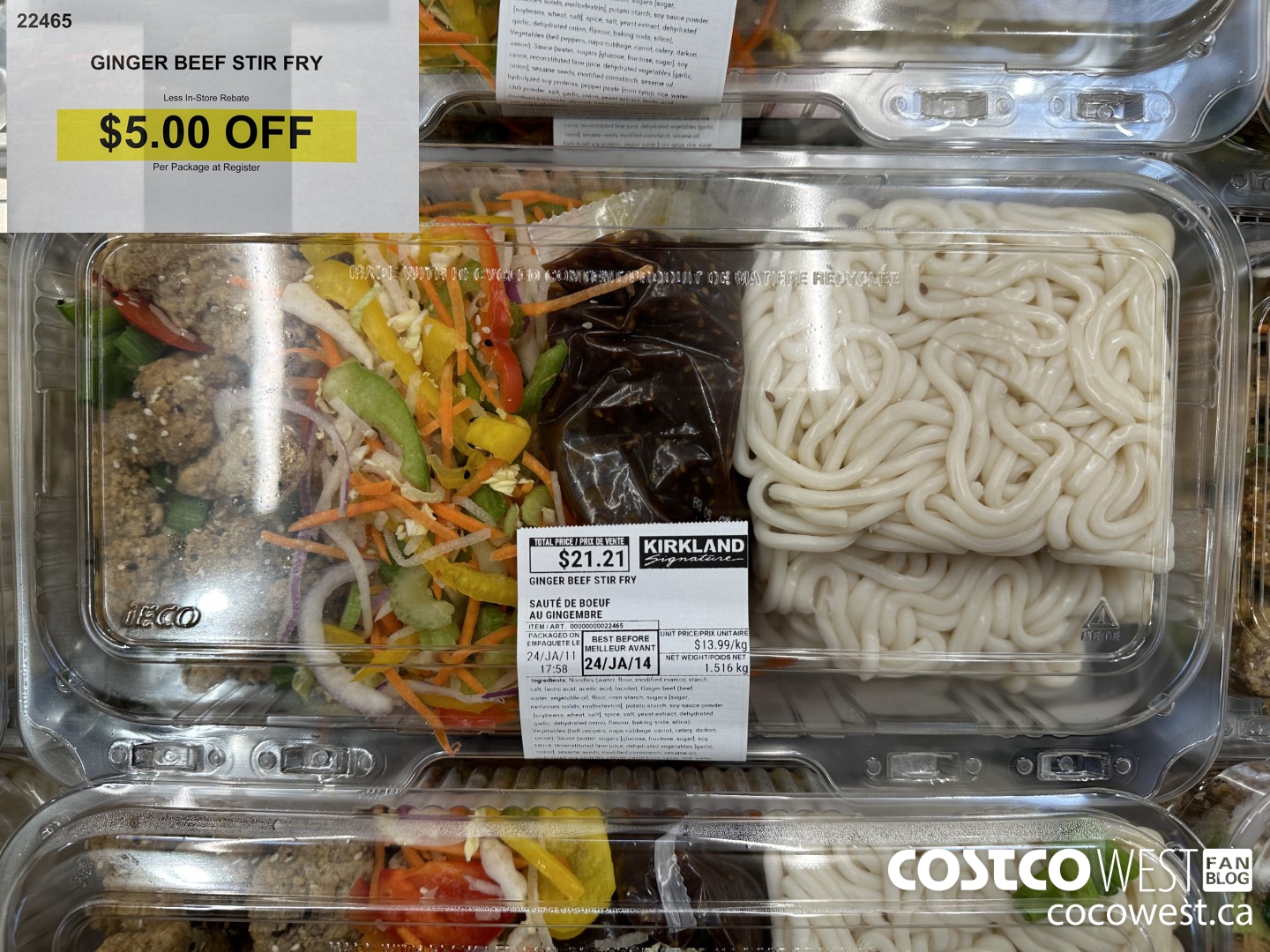 22465 GINGER BEEF STIR FRY ($5.00 INSTANT SAVINGS)