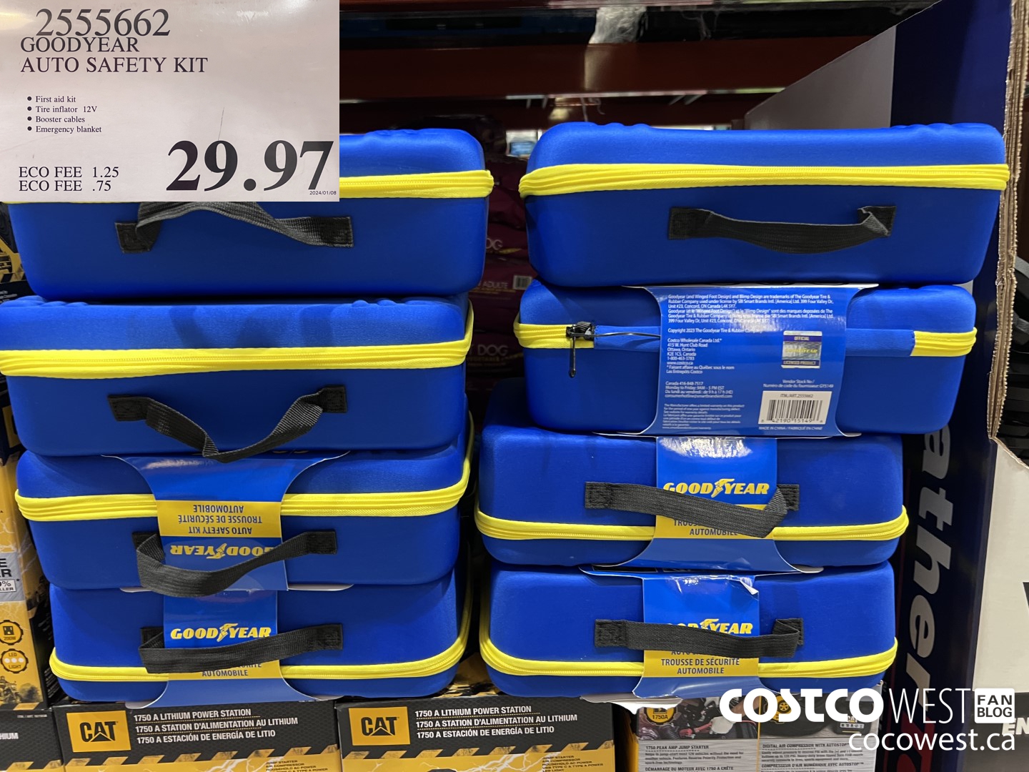 2555662 GOODYEAR AUTO SAFETY KIT $29.97