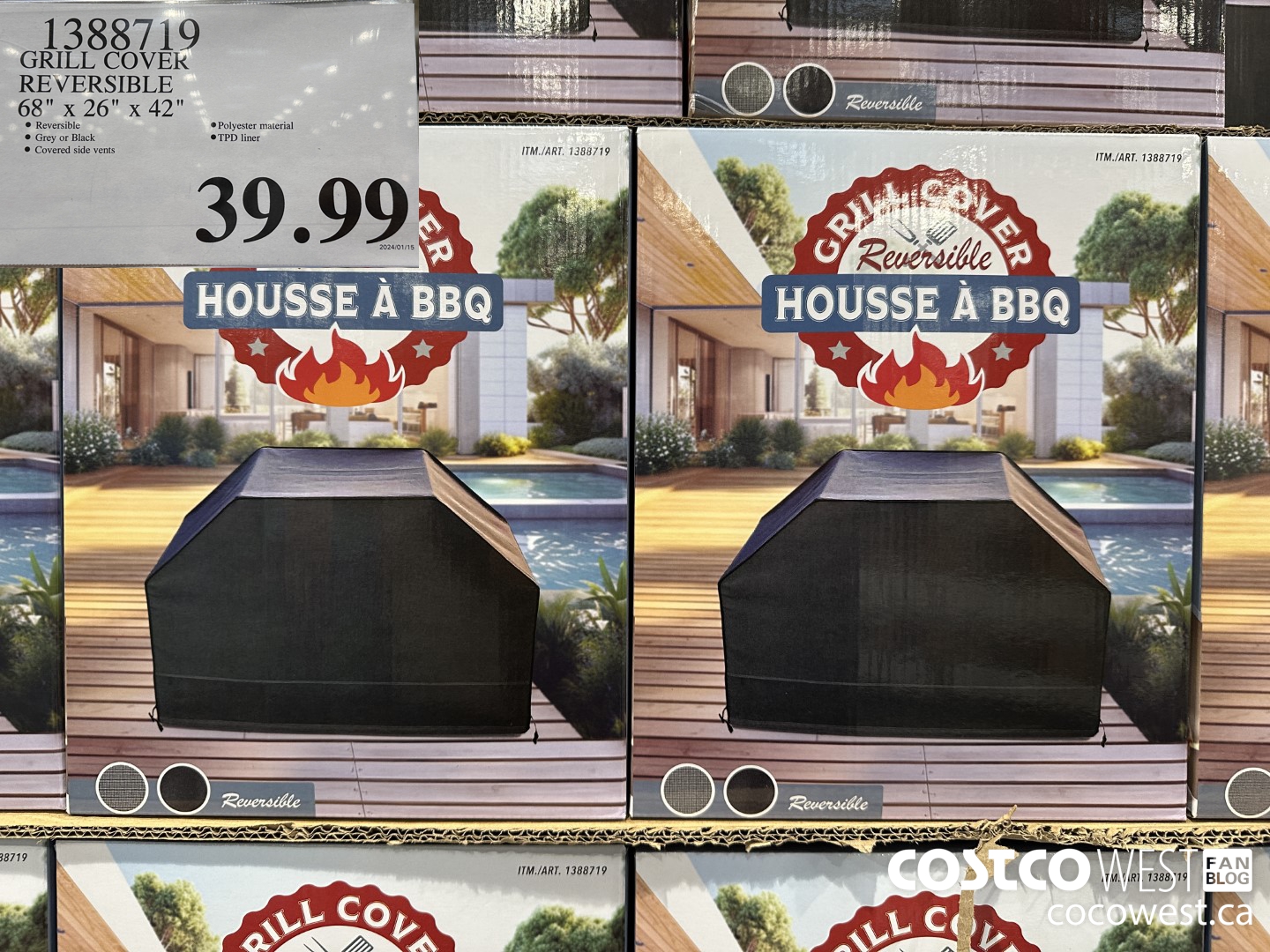 1388719 GRILL COVER REVERSIBLE 68