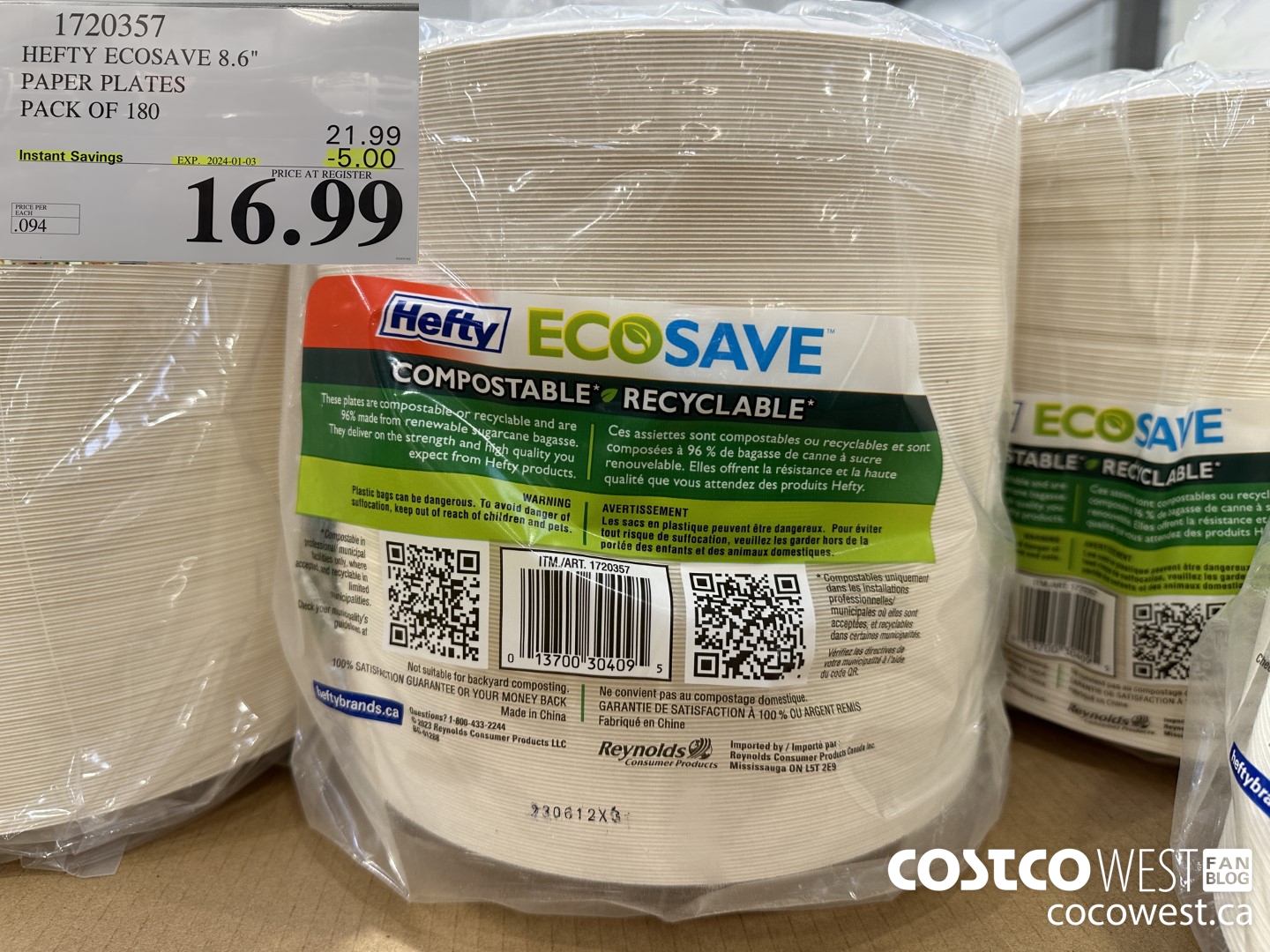 1720357 HEFTY ECOSAVE 8.6