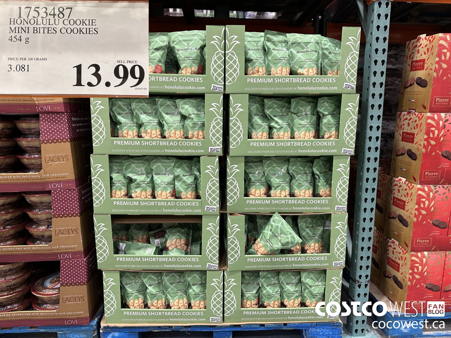 1753487 HONOLULU COOKIE MINI BITES COOKIES 454 G $13.99