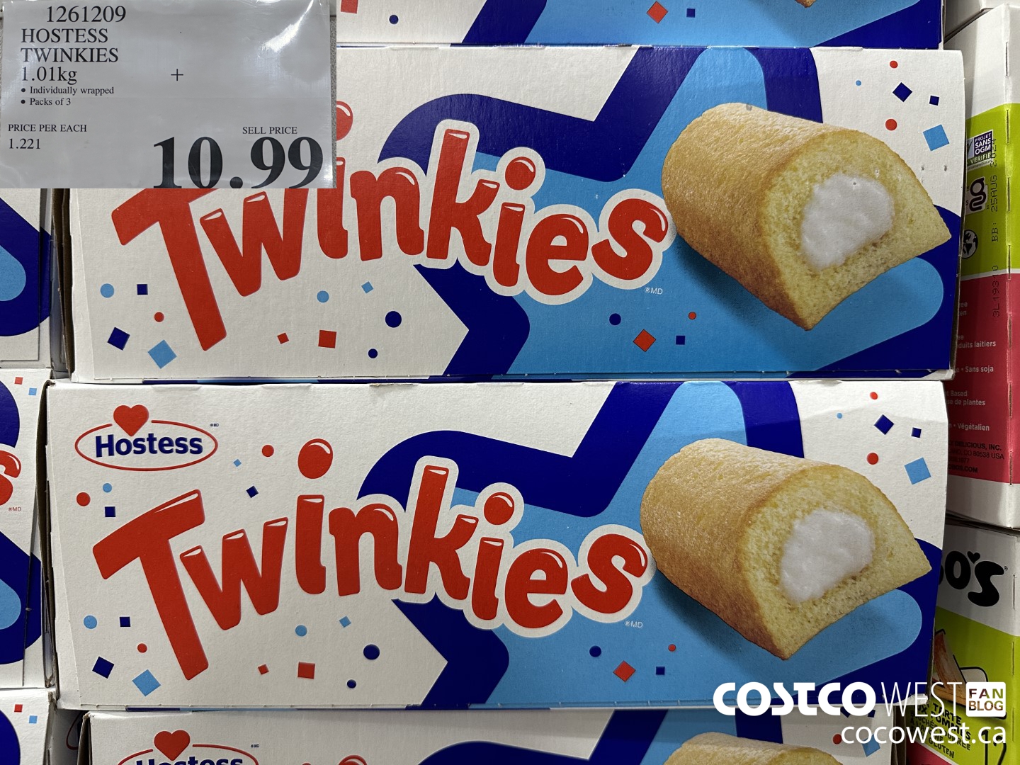 1261209 HOSTESS TWINKIES 1.01KG $10.99