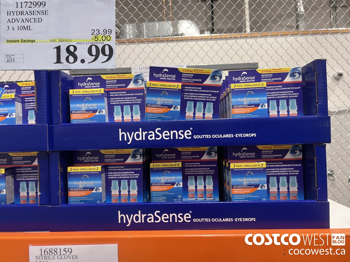 1172999 HYDRASENSE ADVANCED 3 x 10ML ($5.00 INSTANT SAVINGS EXPIRES ON 2024-01-21) $18.99