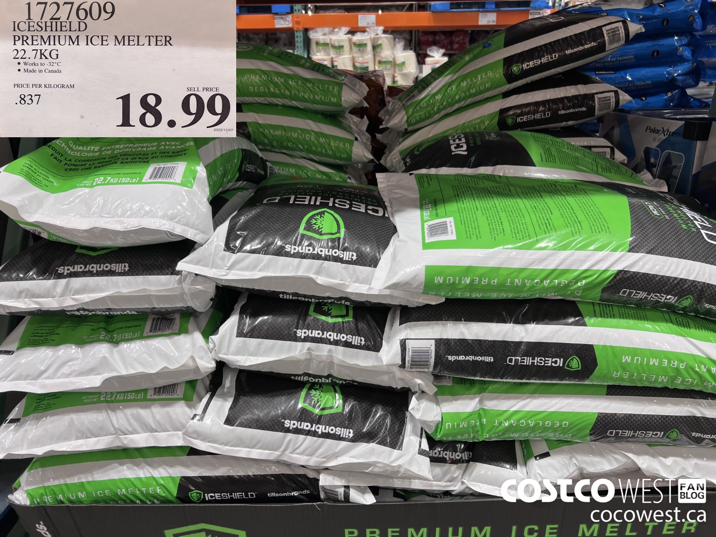 1727609 ICESHIELD PREMIUM ICE MELTER 22.7KG $18.99