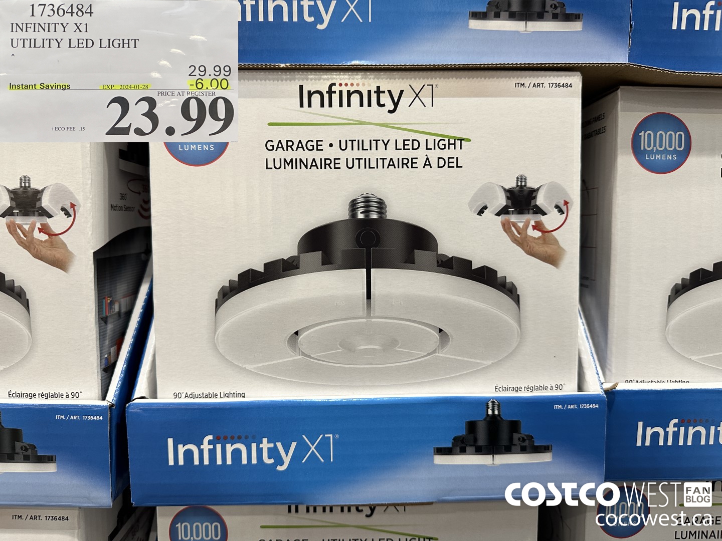 1736484 INFINITY X1 UTILITY LED LIGHT ($6.00 INSTANT SAVINGS EXPIRES ON 2024-01-28) $23.99