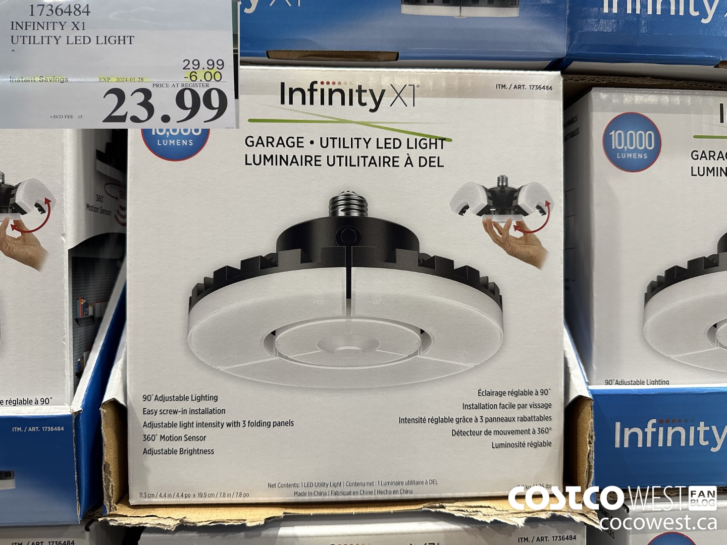 1736484 INFINITY X1 UTILITY LED LIGHT ($6.00 INSTANT SAVINGS EXPIRES ON 2024-01-28) $23.99
