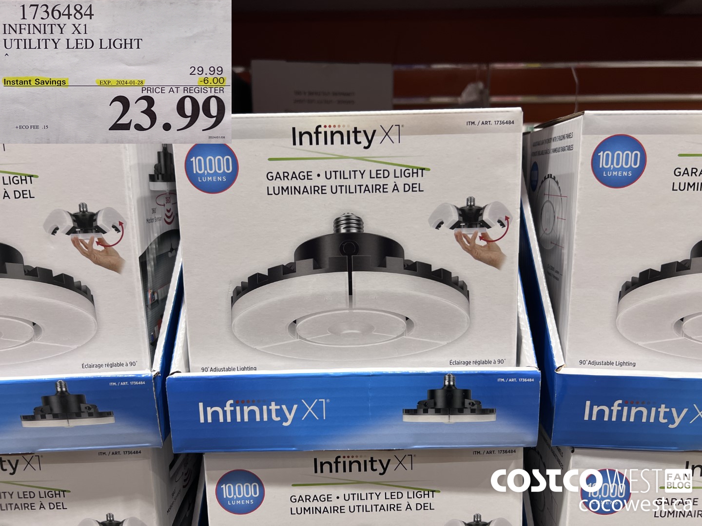 1736484 INFINITY X1 UTILITY LED LIGHT ($6.00 INSTANT SAVINGS EXPIRES ON 2024-01-28) $23.99