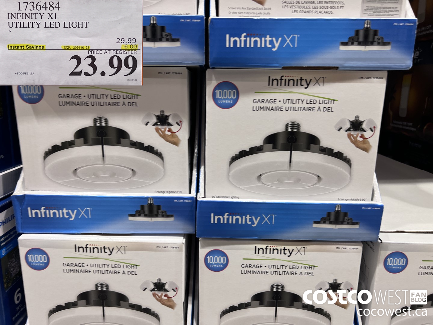 1736484 INFINITY X1 UTILITY LED LIGHT ($6.00 INSTANT SAVINGS EXPIRES ON 2024-01-28) $23.99