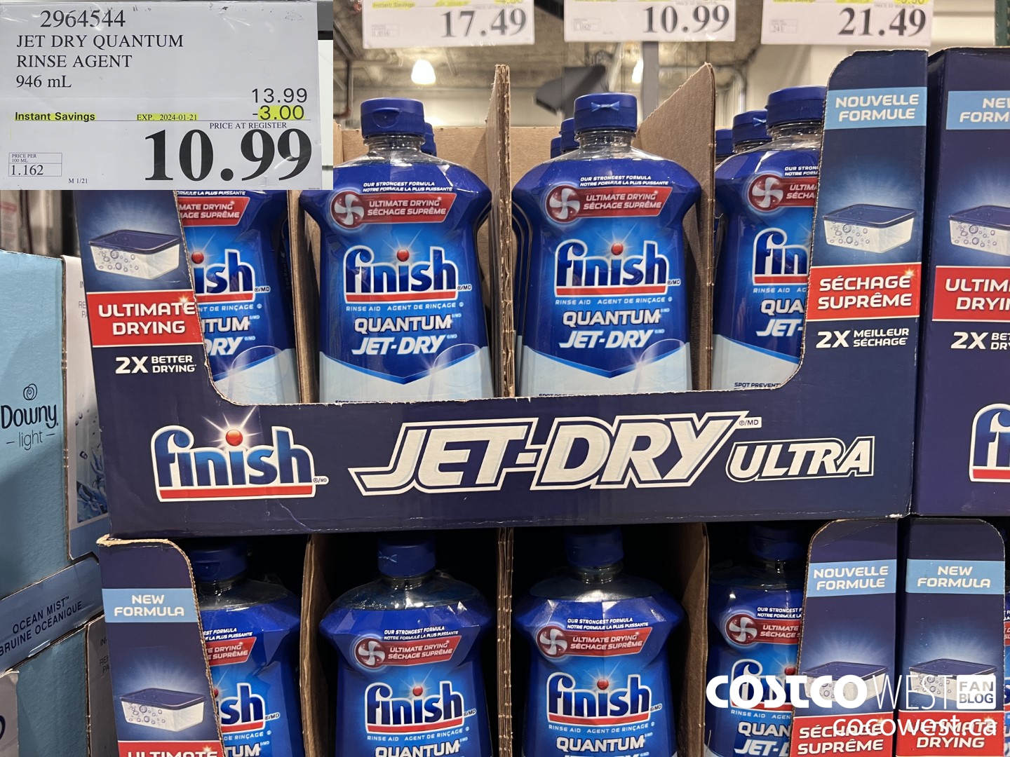 2964544 JET DRY ULTRA RINSE AGENT 946 mL ($3.00 INSTANT SAVINGS EXPIRES ON 2024-01-21) $10.99