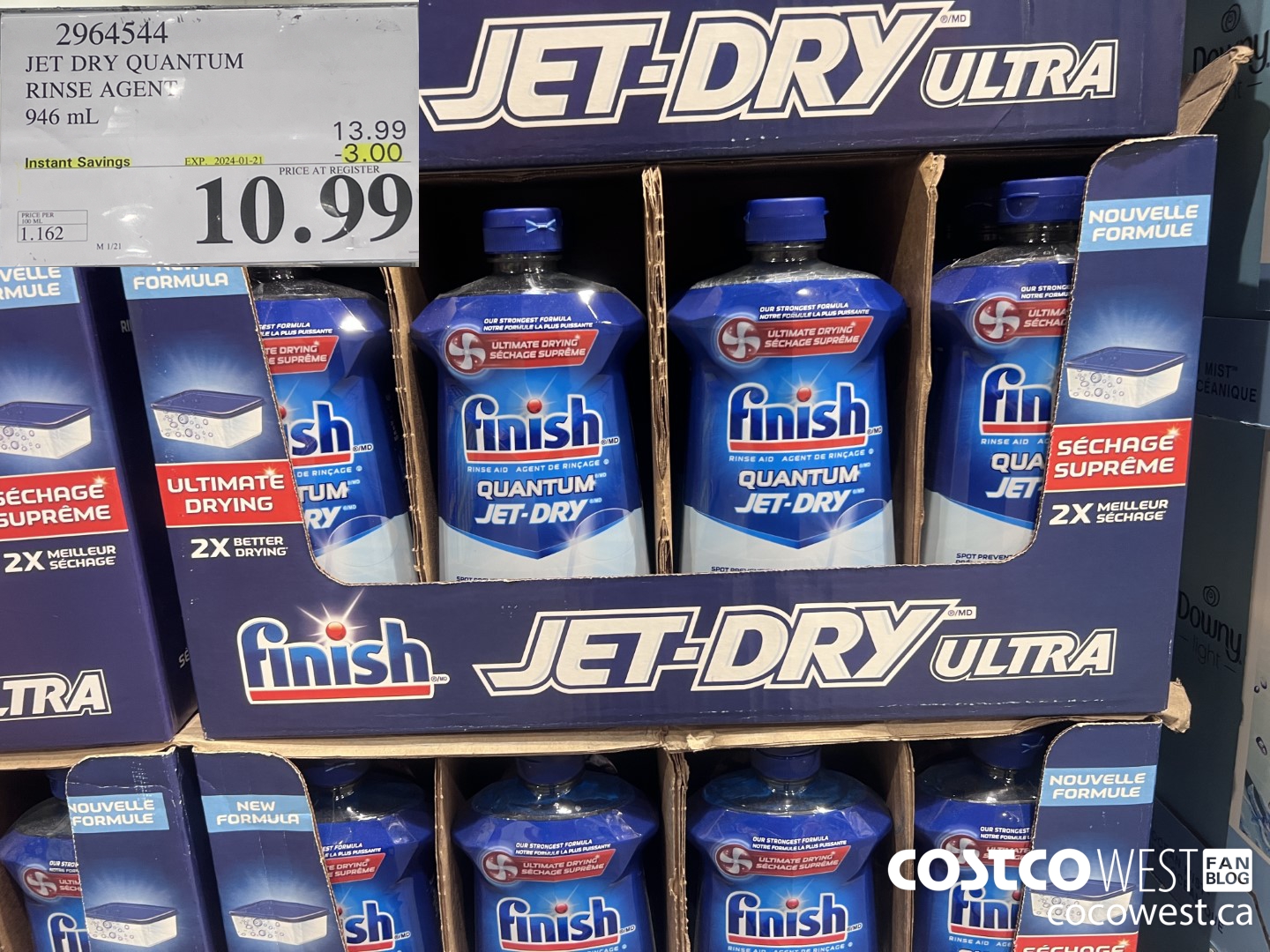 2964544 JET DRY ULTRA RINSE AGENT 946 mL ($3.00 INSTANT SAVINGS EXPIRES ON 2024-01-21) $10.99