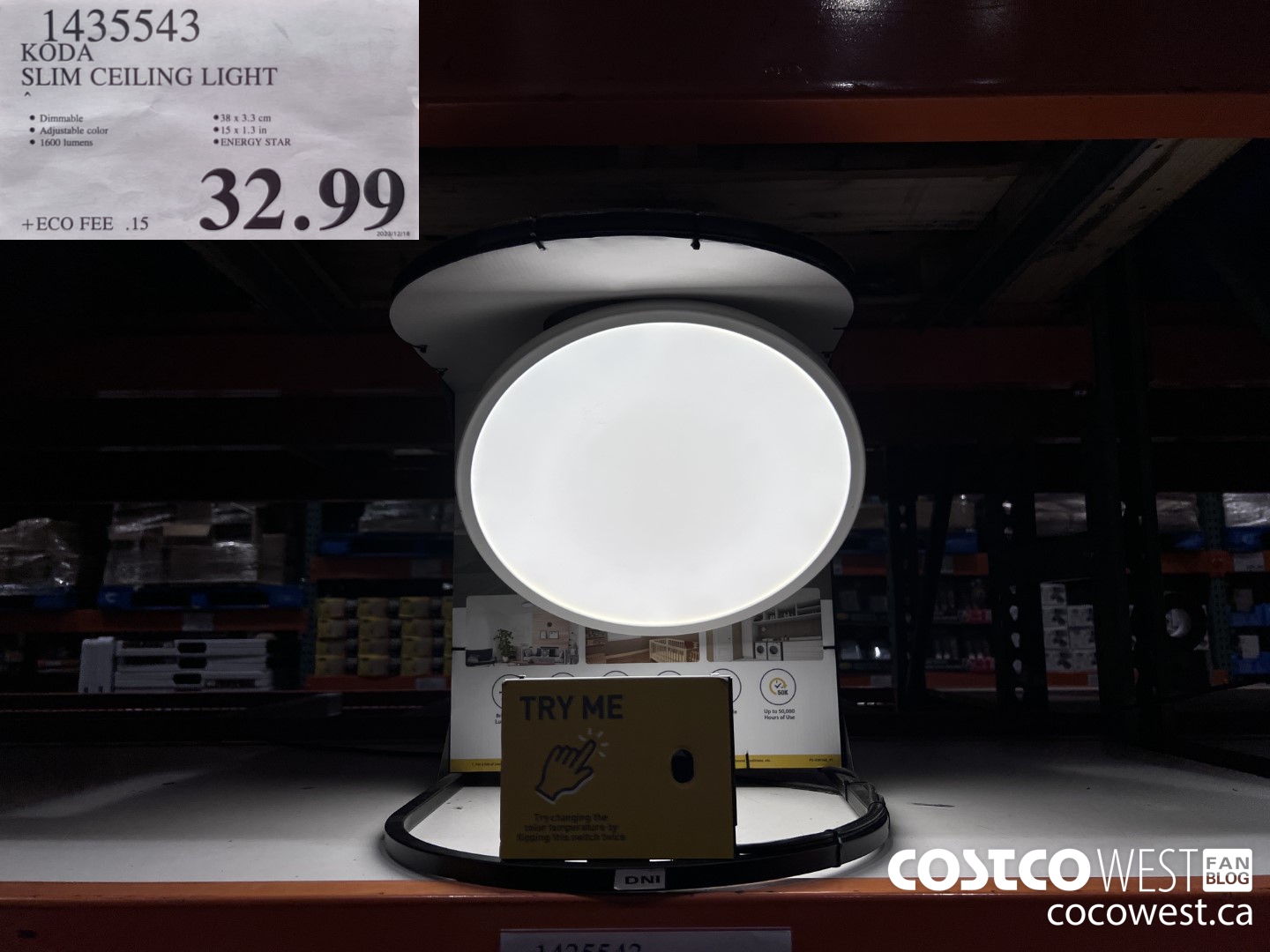 Costco Winter 2023 Office Lighting Automotive Costco West Fan Blog   KODA SLIM CEILING LIGHT 20240116 153379 