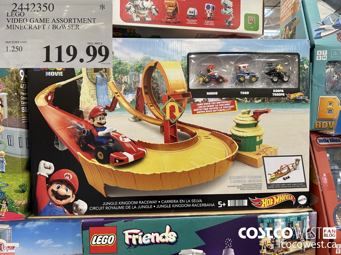 2442350 LEGO VIDEO GAME ASSORTMENT MINECRAFT / BOWSER $119.99