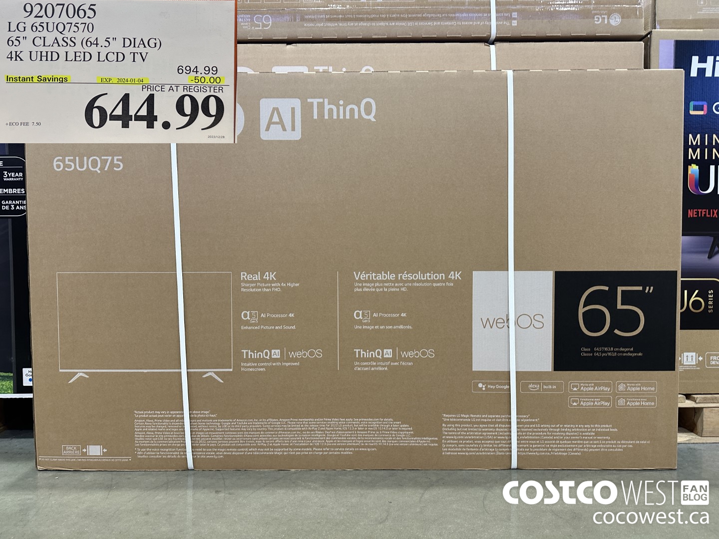 9207065 LG 65UQ7570 65