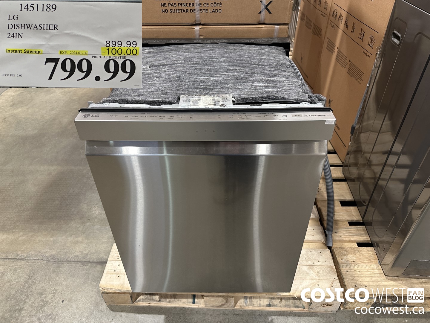 1451189 LG DISHWASHER 24