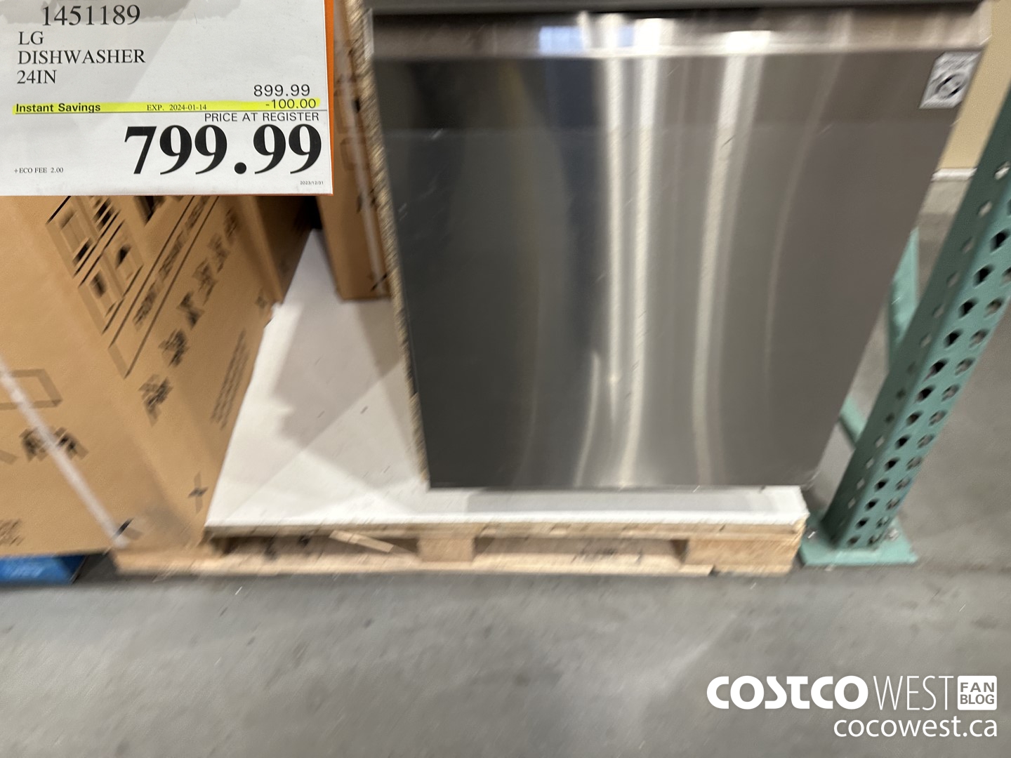 1451189 LG DISHWASHER 24