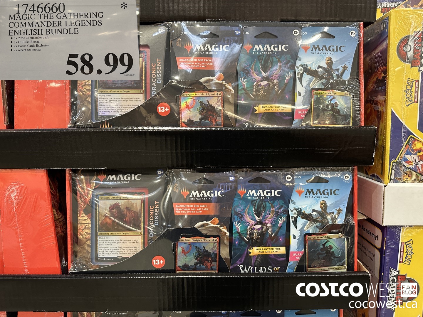 1746660 MAGIC THE GATHERING COMMANDER LEGENDS ENGLISH BUNDLE $58.99