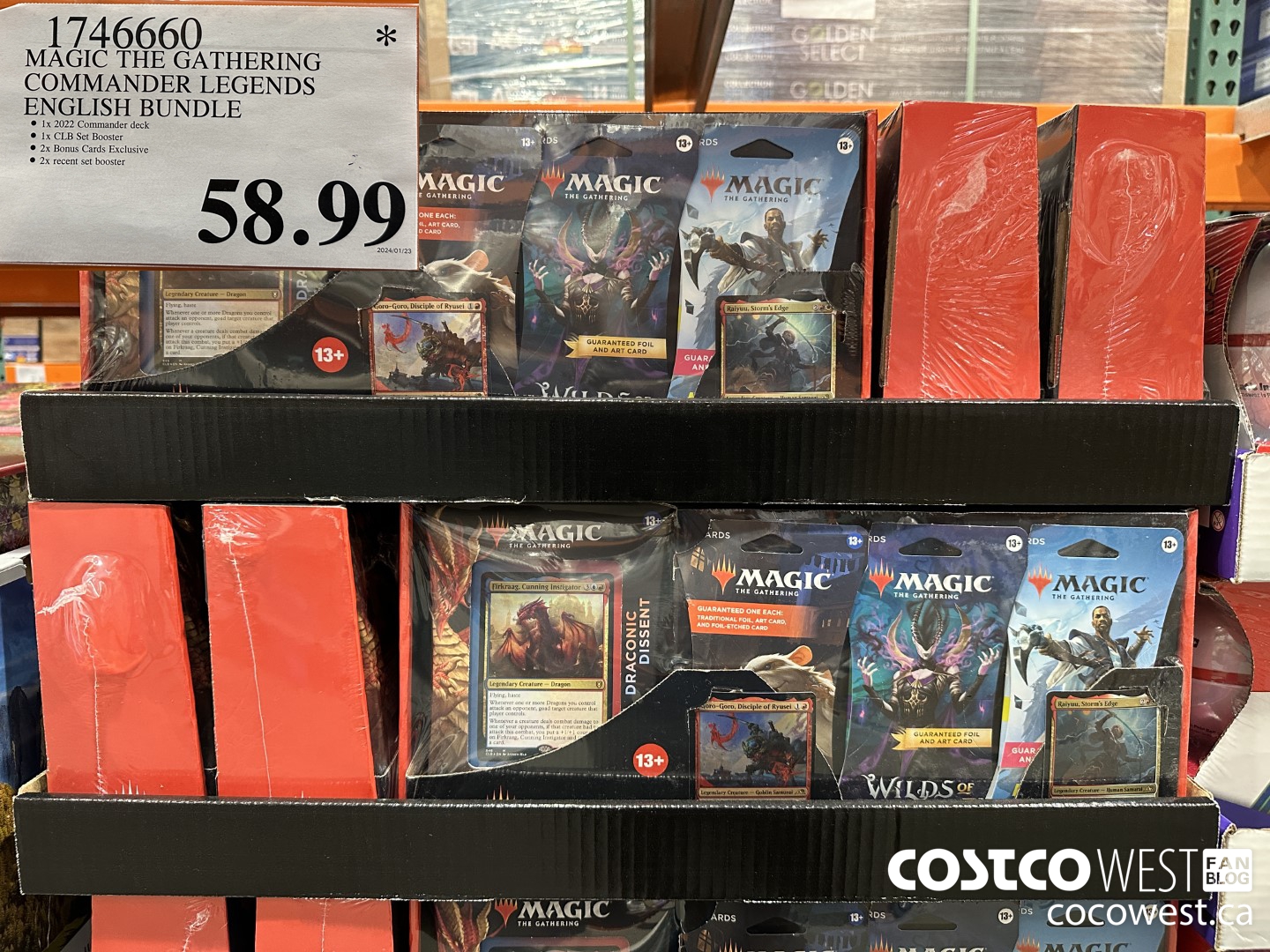 1746660 MAGIC THE GATHERING COMMANDER LEGENDS ENGLISH BUNDLE $58.99