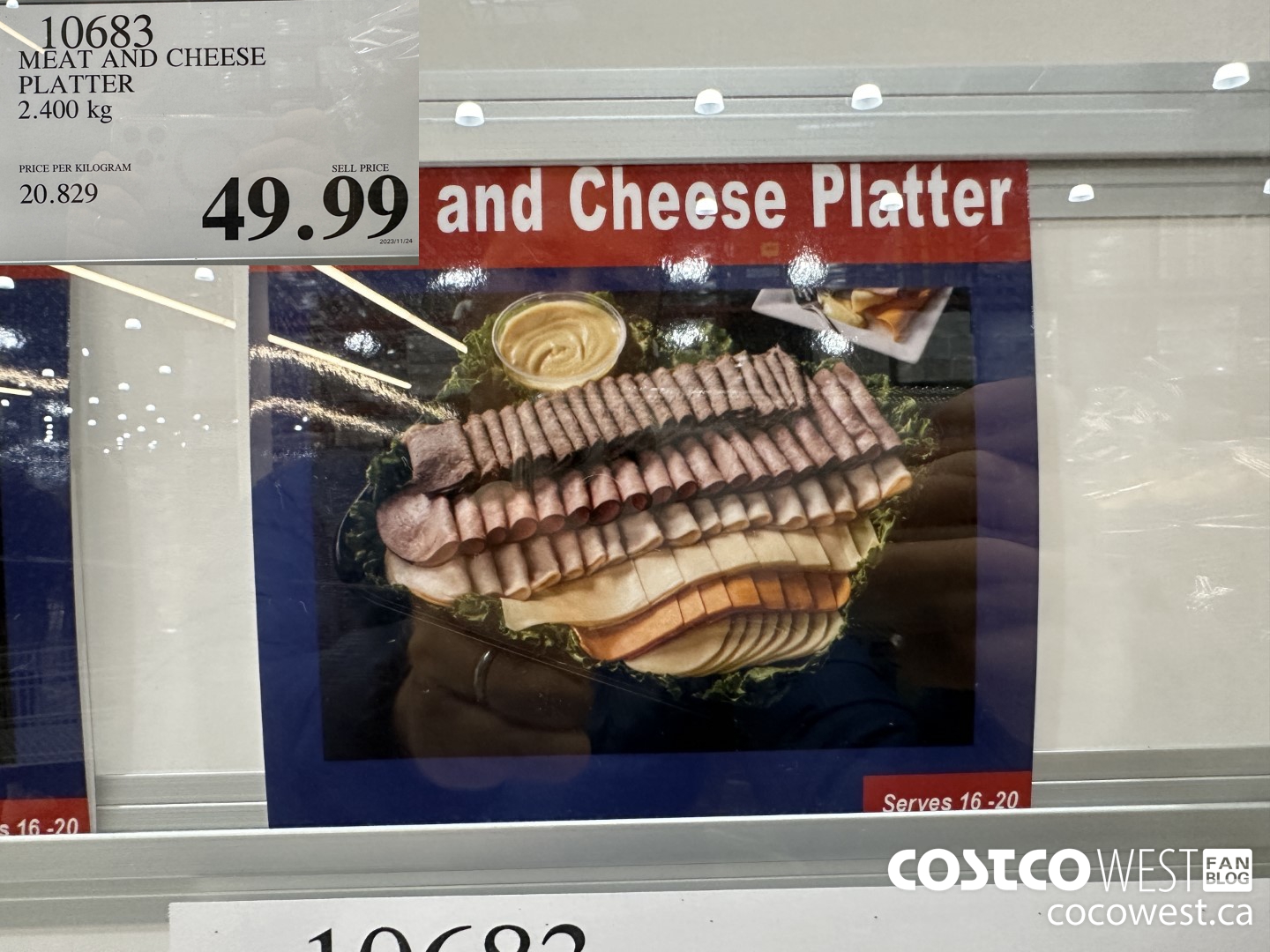 10683 MEAT AND CHEESE PLATTER 2.400 KG $49.99