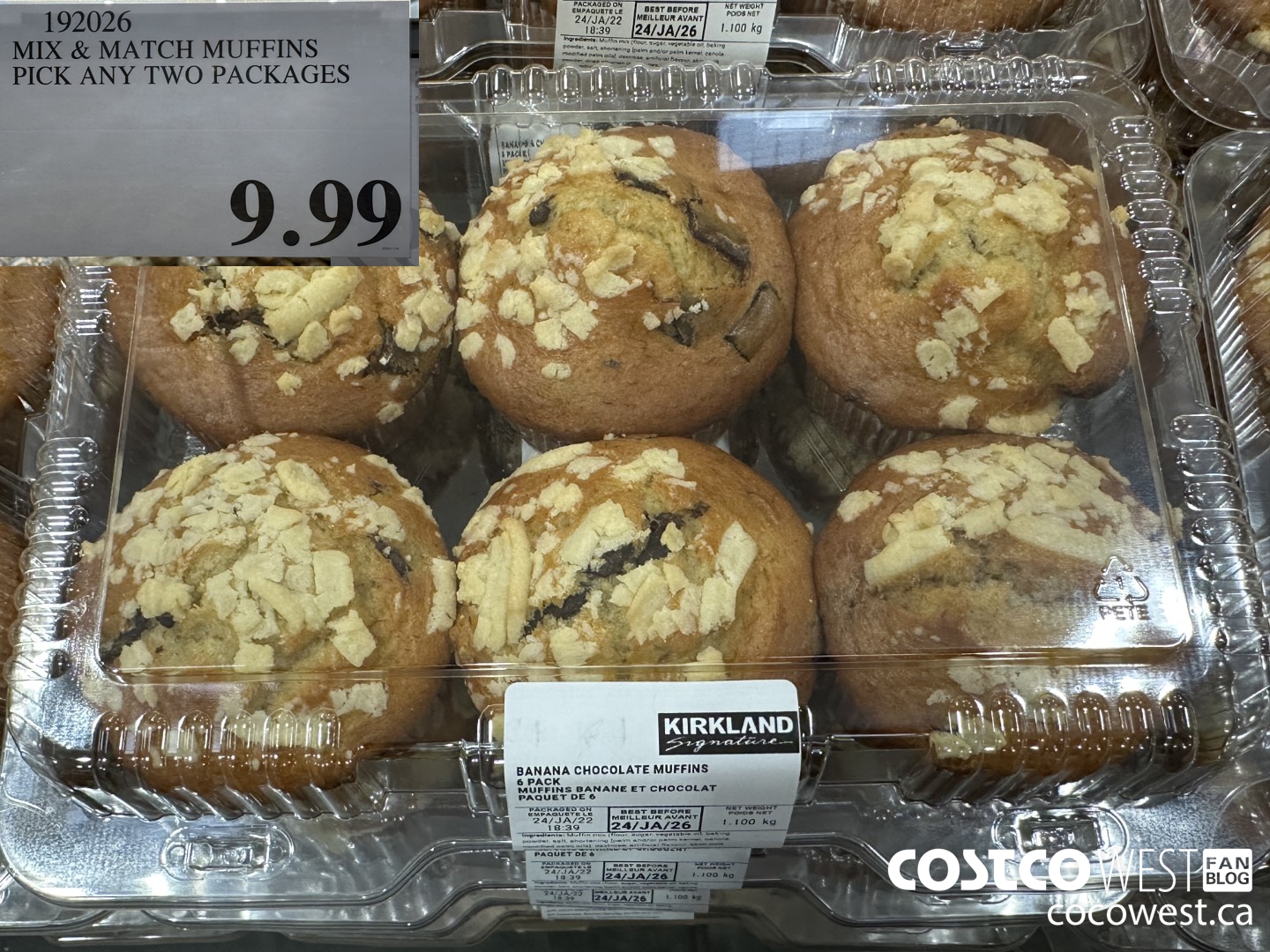 192026 MIX & MATCH MUFFINS PICK ANY TWO PACKAGES $9.99