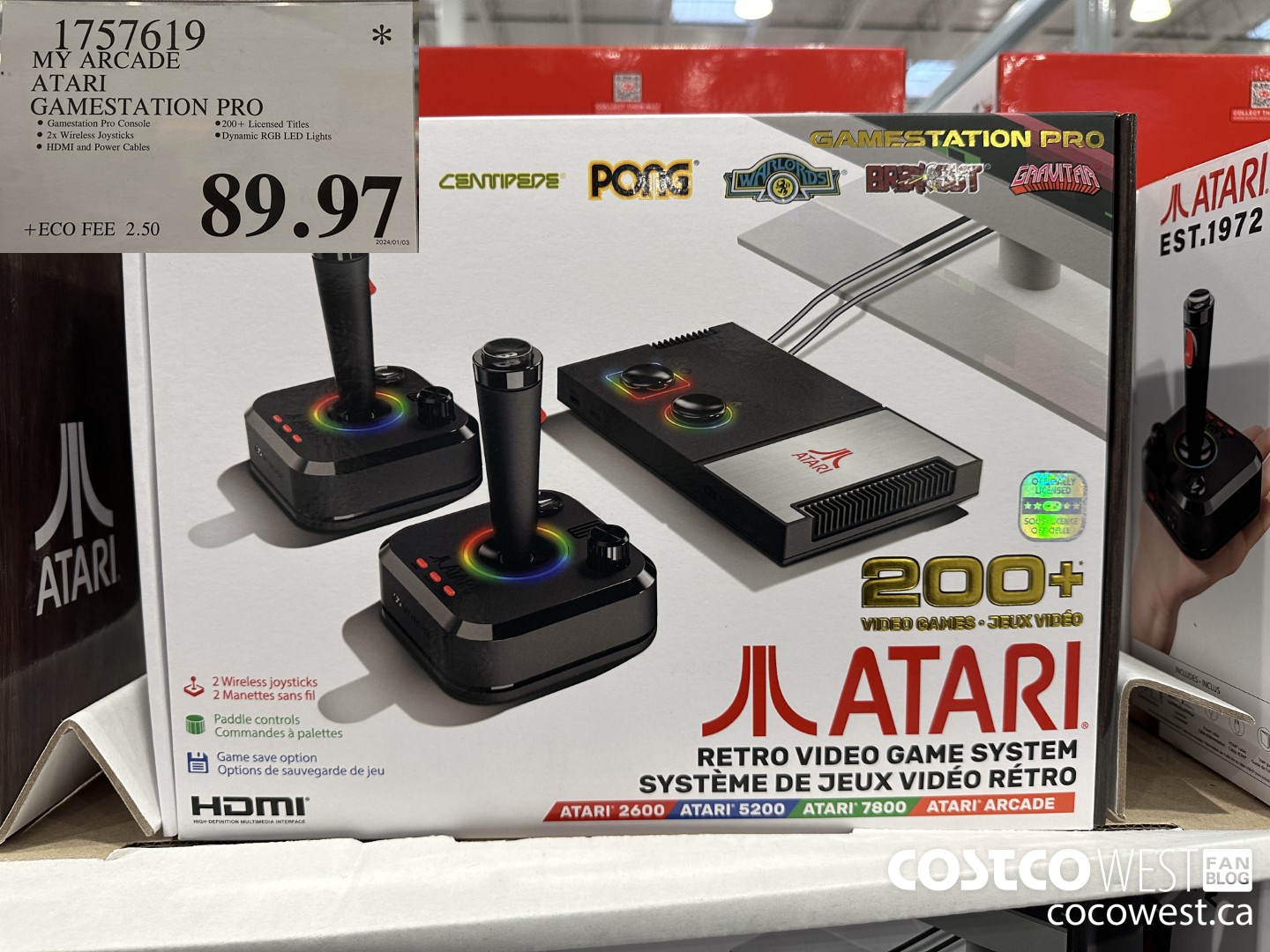 1757617 MY ARCADE ATARI GAMESTATION PRO $89.97