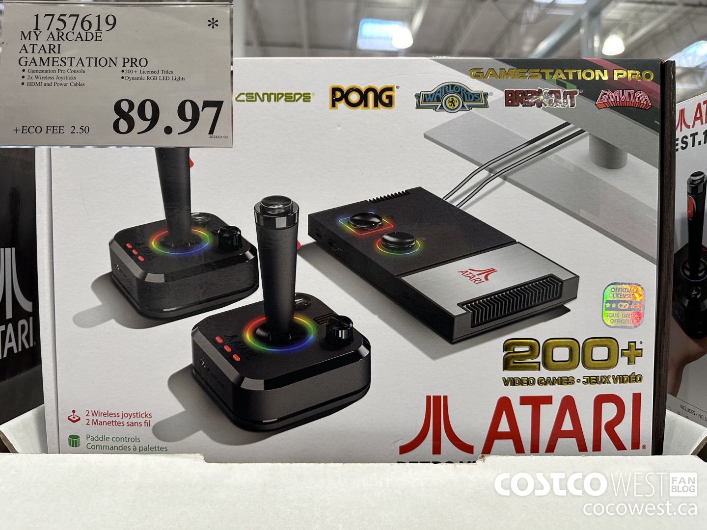 1757619 MY ARCADE ATARI GAMESTATION PRO $89.97