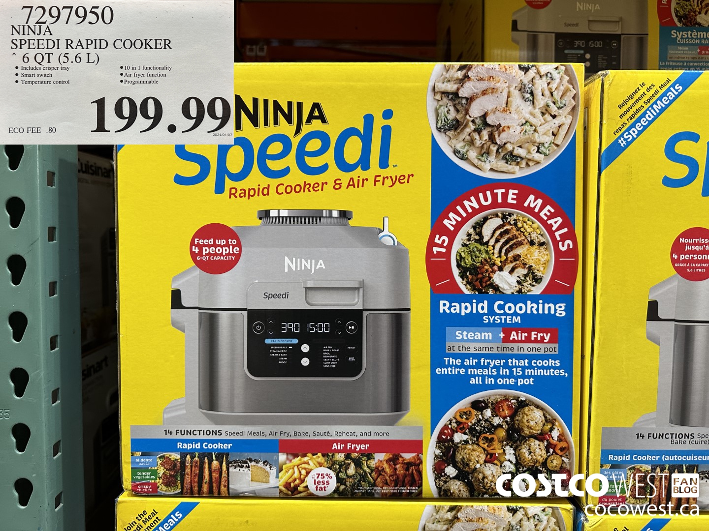 7297950 NINJA SPEEDI RAPID COOKER $199.99