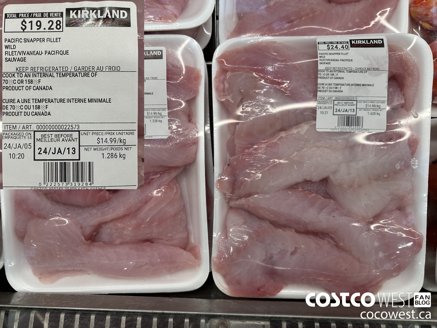 22573 PACIFIC SNAPPER FILLET WILD $14.99