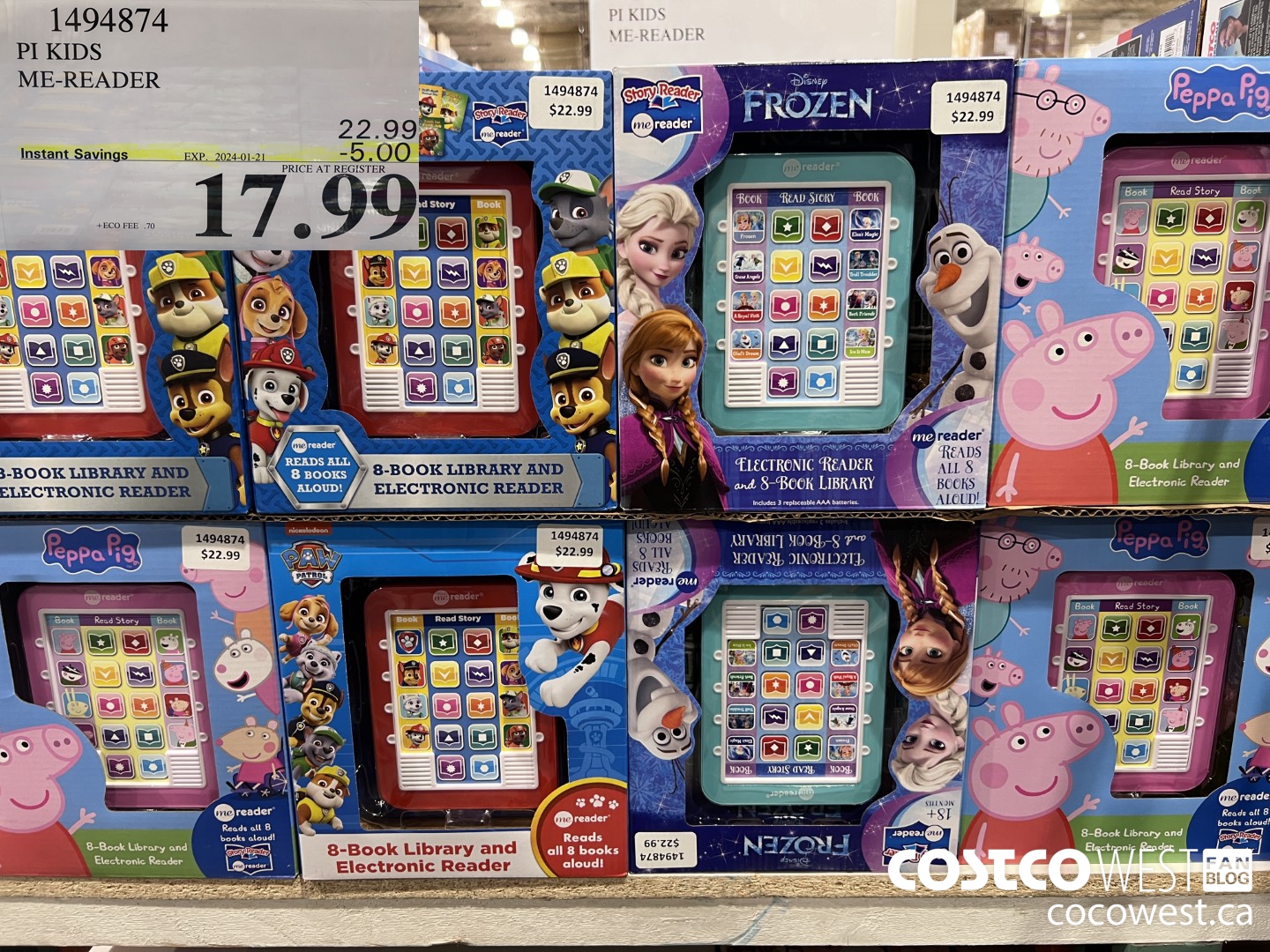 1494874 PI KIDS ME-READER ($5.00 INSTANT SAVINGS EXPIRES ON 2024-01-21) $17.99