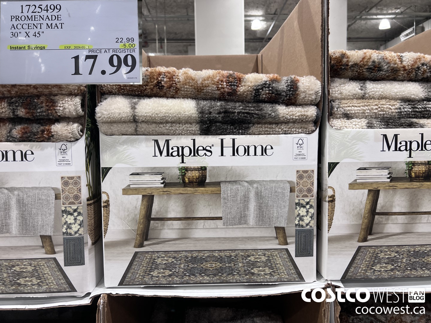 1725499 PROMENADE ACCENT MAT 30