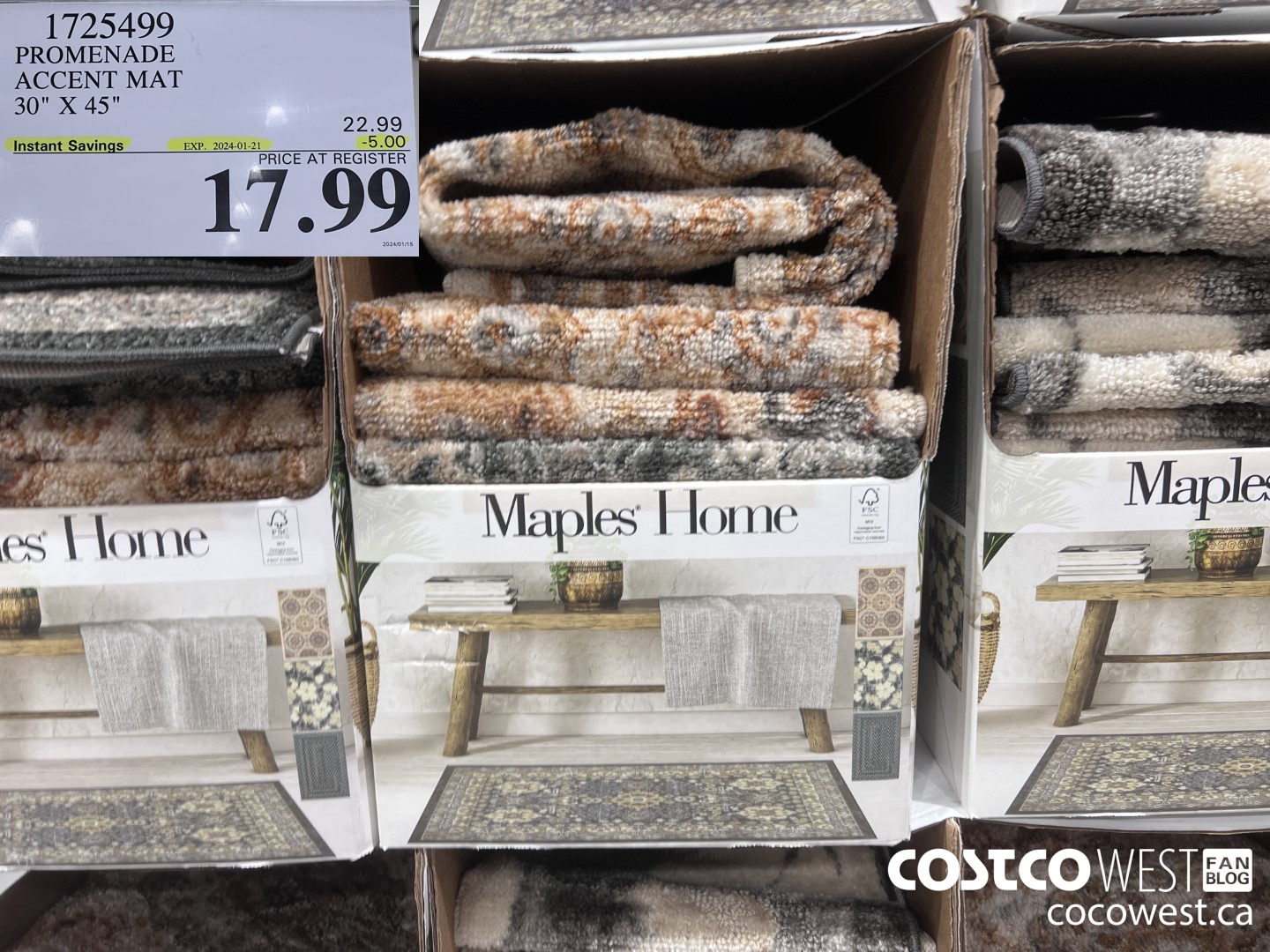 1725499 PROMENADE ACCENT MAT 30