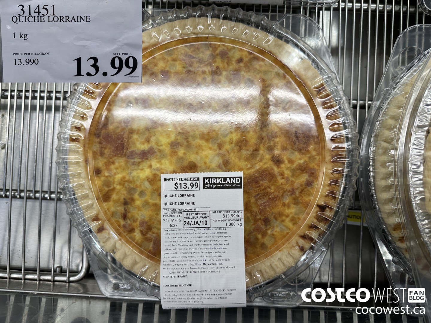 31451 QUICHE LORRAINE $13.99