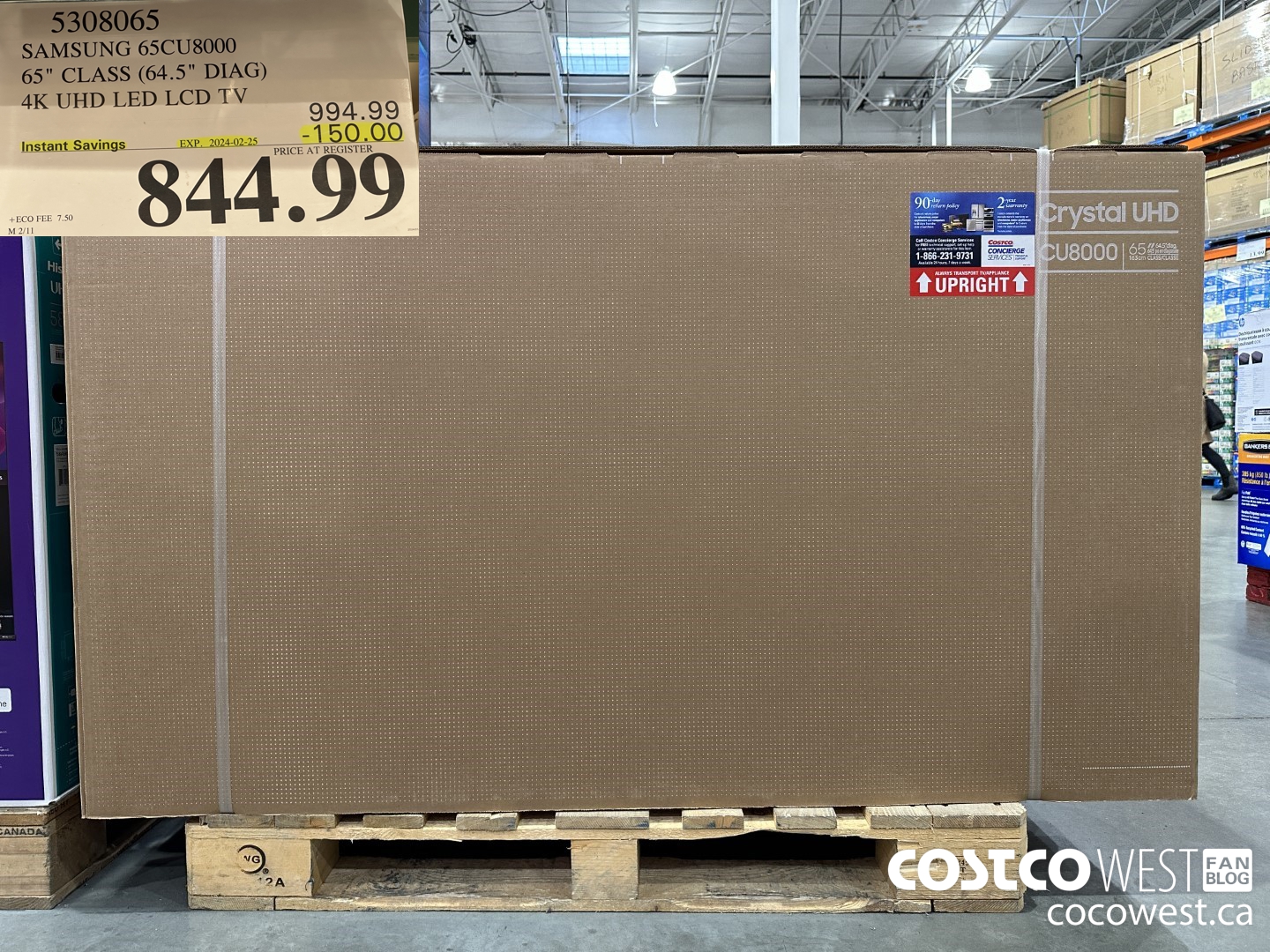 5308065 SAMSUNG 65CU800 65