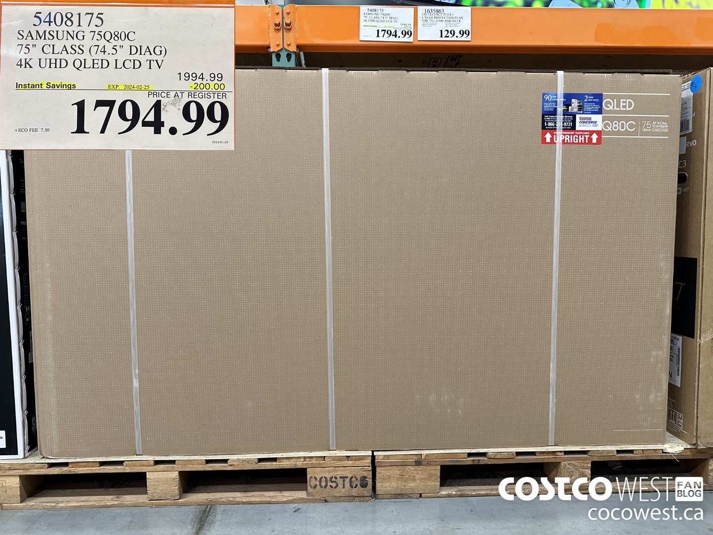 5408175 SAMSUNG 75Q80C 75