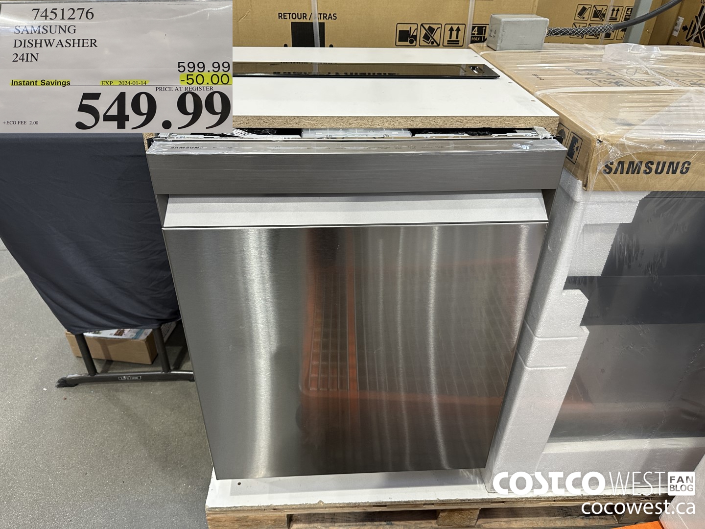 Weekend Update Costco Sale Items For Jan 12 14 2024 For BC AB MB   SAMSUNG DISHWASHER 24IN 20240112 152827 