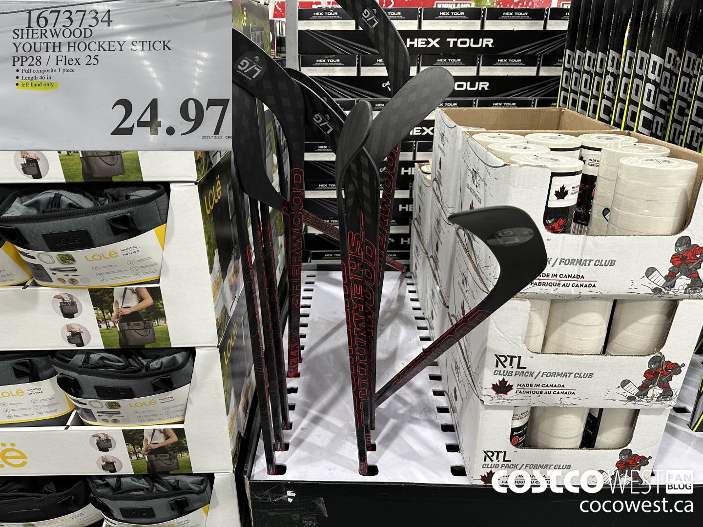 1673734 SHERWOOD YOUTH HOCKEY STICK PP28 / FLEX 25 $24.97