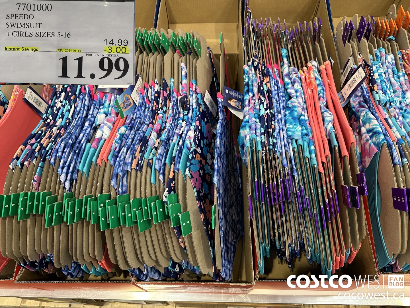 7701000 SPEEDO SWIMSUIT GIRLS SIZES 5-16  ($3.00 INSTANT SAVINGS EXPIRES ON 2024-01-14) $11.99